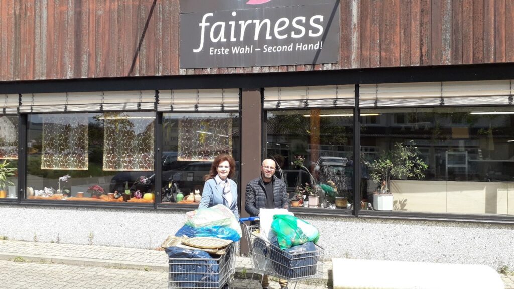 Sachspenden für das Sozialkaufhaus “Fairness” in Neustadt (Weinstr.)